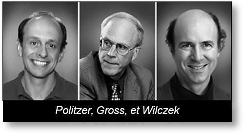 Politzer, Gross, and Wilczek, physicists