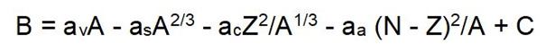 Bethe formulae of the nucleus.